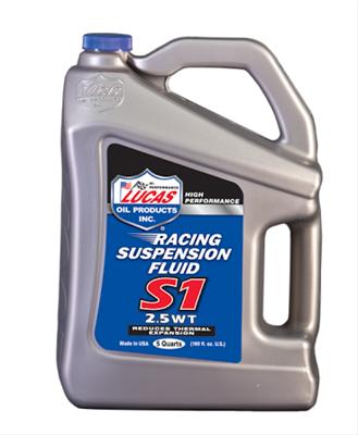 Lucas Oil 10548 Synthetic S1 Racing Suspension Fluid 2.5 wt./5 Quart