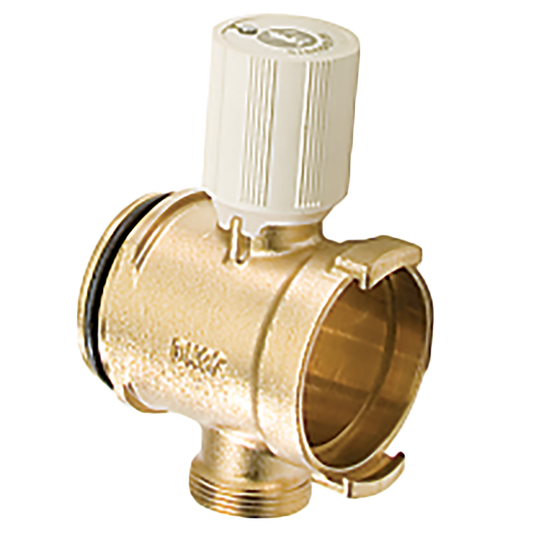 Legend Valves 8000-14-MR 1-1/4" Forged Brass Return Header Expansion Port; For M-8000 Modular Manifolds