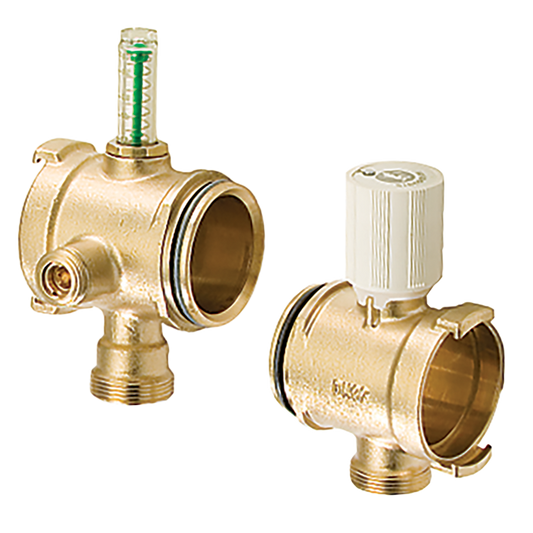 Legend Valves 8000-14-XP 1-1/4" Forged Brass Supply & Return Header Expansion Ports, Pair; For M-8000 Modular Manifolds