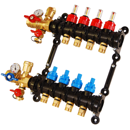 Legend Valves 8100P-10-5 1" Engineered Plastic Manifold Pro Kit with Integrated Adapter Valves