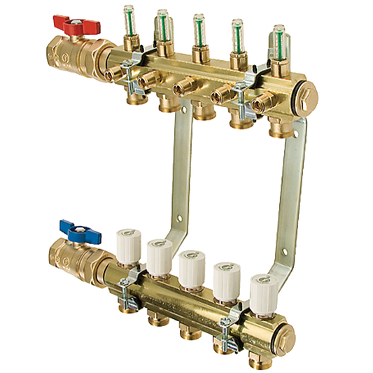 Legend Valves 8200-14-5 1-1/4" Brass Precision Manifold Basic Kit with FNPT Isolation Valves
