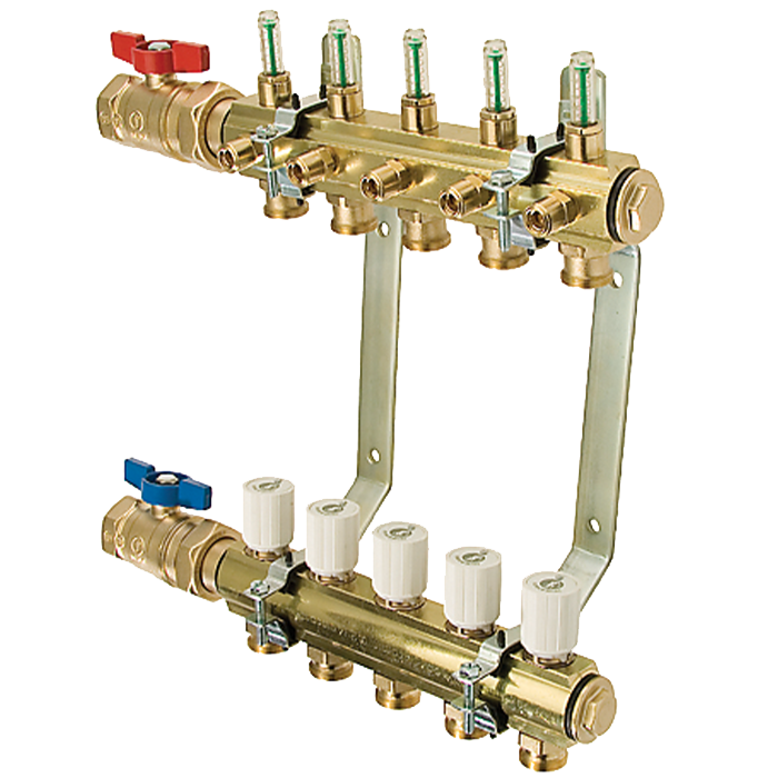 Legend Valves 8200-10-8 1" Brass Precision Manifold Basic Kit with FNPT Isolation Valves