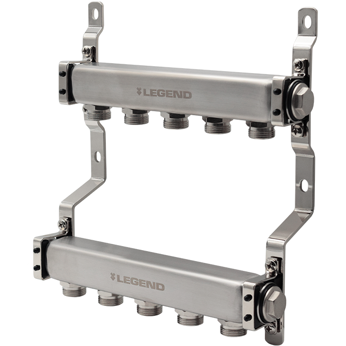 Legend Valves 8300E-10-5 1" Economy Stainless Steel Manifold