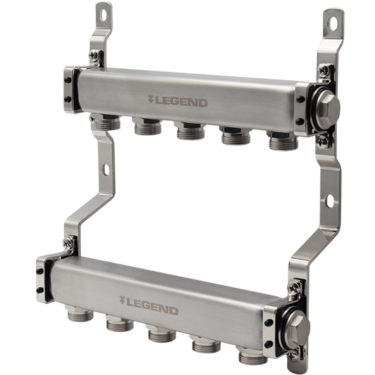 Legend Valves 8300E-10-11 1" Economy Stainless Steel Manifold