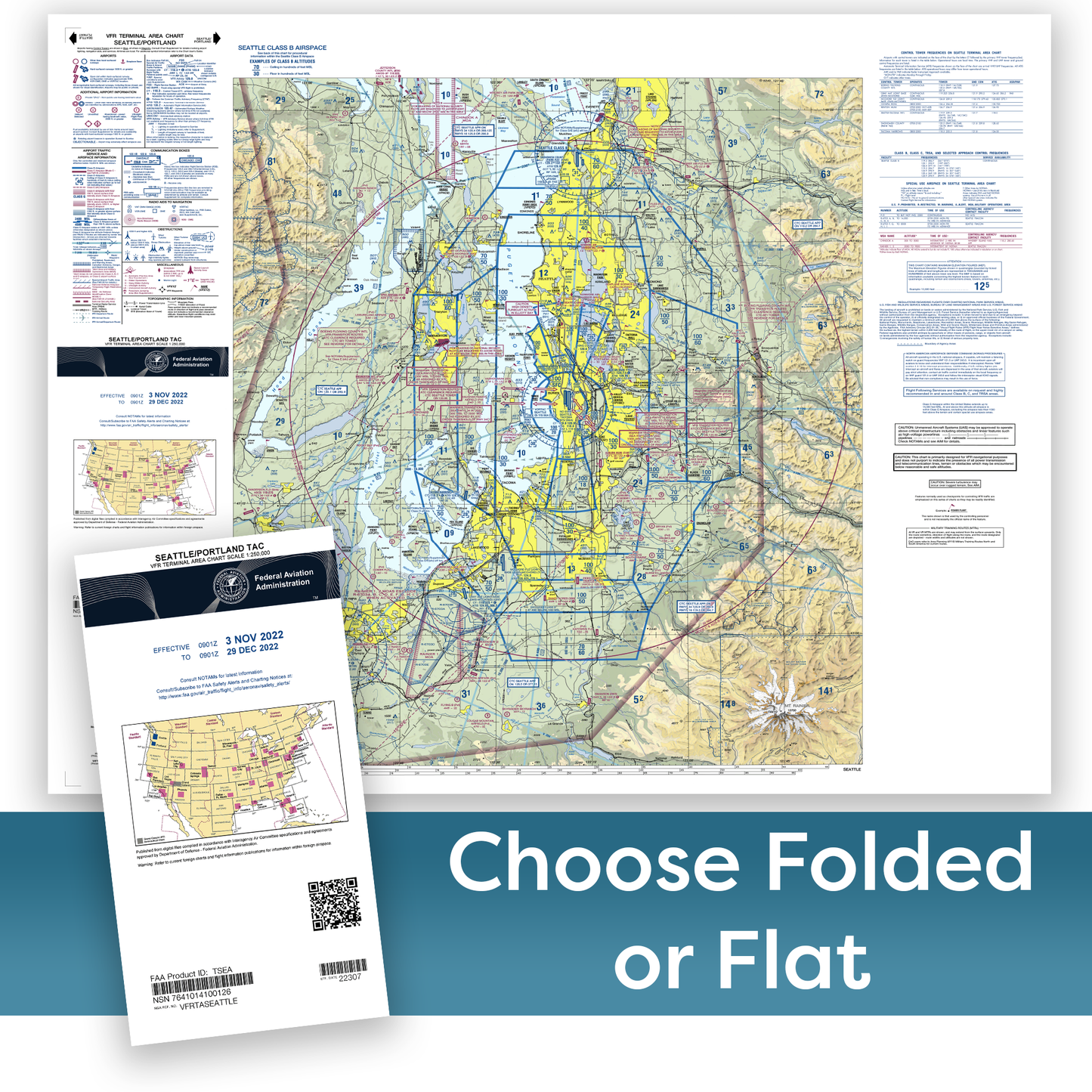 Paradise Clay FAATSEA FAA Chart: VFR TAC SEATTLE