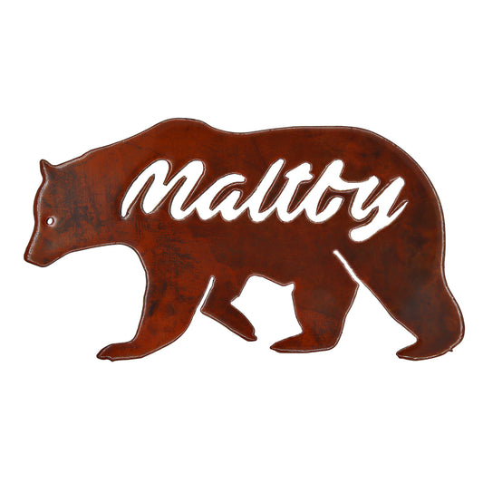 Paradise Clay CMG037 Bear with Maltby - Magnet