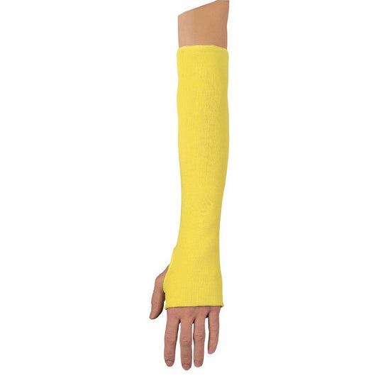 MCR Safety 9378TES MCR Safety Cut Pro®  Double-Ply DuPont™ Kevlar® Competitive Value (CV) Cut-Resistant Sleeves Thumb Slot 18-Inches x 2¼-Inches (1 EA)