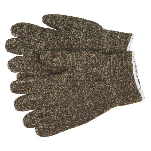 MCR Safety 9507S String Knit Work Gloves 7 Gauge Heavy Weight Gray 70% Cotton and 30% Polyester Hemmed Cuff (1 DZ)