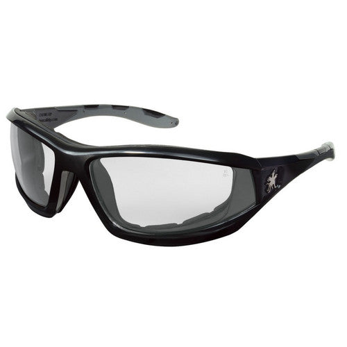 MCR SAFETY RP210AF Blk W/ Clr Af Lens Reaper Safety Glasses (12 EA)