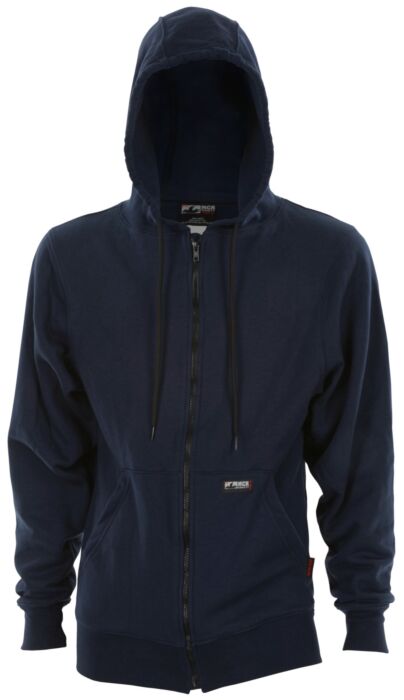 MCR Safety SS1NXL MCR Safety FR Gear Flame Resistant (FR) Hooded Sweatshirt 95% Cotton 5% Spandex Interlock Fleece Shell, Navy 11.5 oz/yd2 Fabric (1 EA)