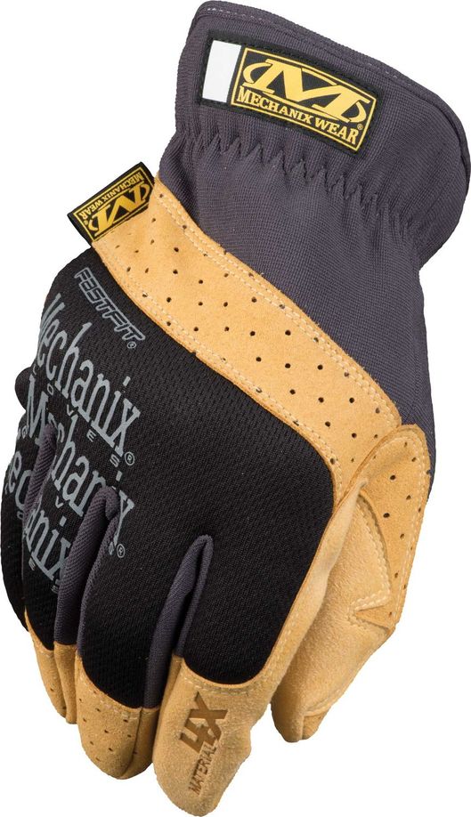 Mechanix Wear MF4X-75-008 MECHANIX WEAR FASTFIT 4X GLV 8 SM BLACK/ TAN