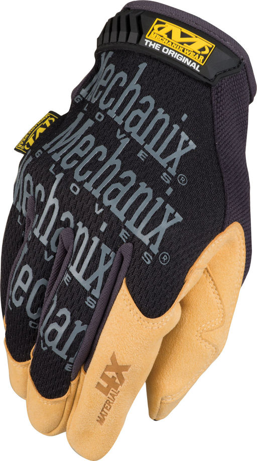 Mechanix Wear MG4X-75-010 MECHANIX WEAR ORIG 4X GLV 10 LG BLACK/ TAN