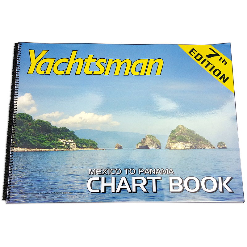 Paradise Clay MIK008 Yachtsman Mexico to Panama Chart Book, 7th Edition - Book