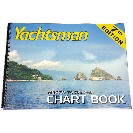 Paradise Clay MIK008 Yachtsman Mexico to Panama Chart Book, 7th Edition - Book