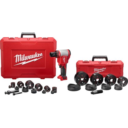 Milwaukee Tool 2676-04 M18 FORCE LOGIC 10 Ton Knockout Tool 1/2" to 4", 1 EA