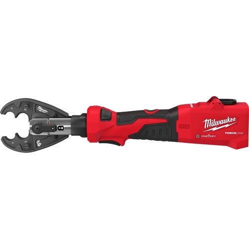 Milwaukee Tool 2978-OCUT M18 FORCE LOGIC 6T Linear Utility Crimper w/ O-D3 Jaw & Cutting Jaws, 1 EA