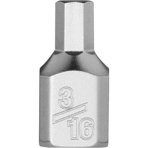 Milwaukee Tool 45-34-1123 1/4" Drive 3/16" Low-Profile Hex Bit Socket, 1 EA