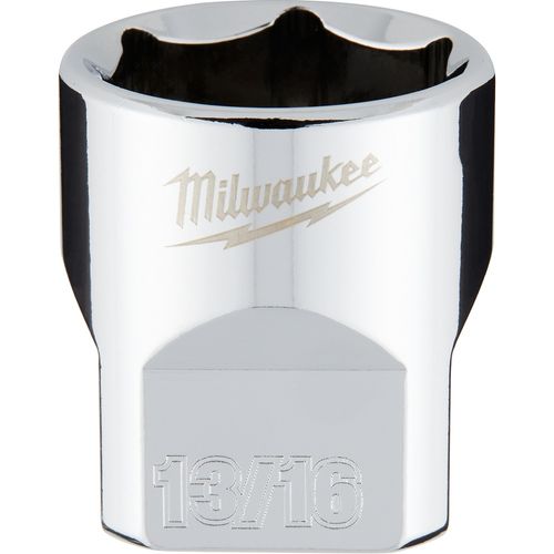 Milwaukee Tool 45-34-9069 3/8" Drive 13/16" SAE Socket with FOUR FLAT Sides, 1 EA