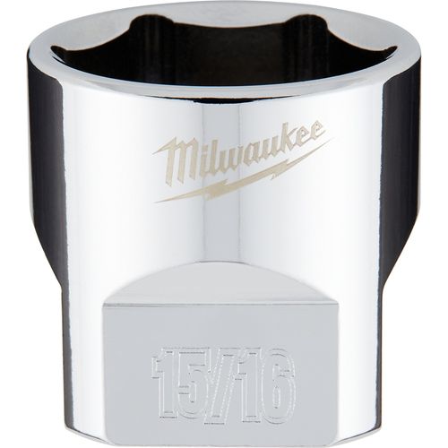Milwaukee Tool 45-34-9071 3/8" Drive 15/16" SAE Socket with FOUR FLAT Sides, 1 EA