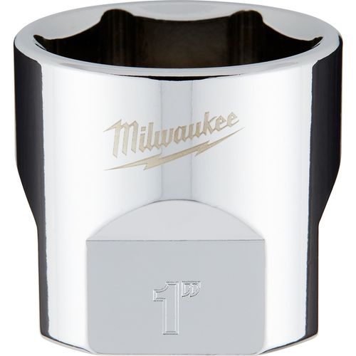 Milwaukee Tool 45-34-9072 3/8" Drive 1" SAE Socket with FOUR FLAT Sides, 1 EA