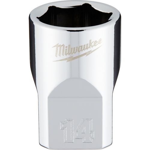 Milwaukee Tool 45-34-9084 3/8" Drive 14mm Metric Socket with FOUR FLAT Sides, 1 EA