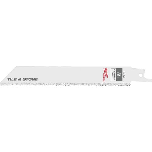 Milwaukee Tool 48-00-1421 6" Carbide Grit SAWZALL Blade, 1 EA