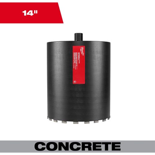 Milwaukee Tool 48-17-5140 14" DIAMOND ULTRA Wet Core Bit, 1 EA