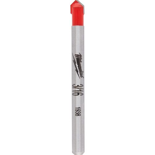 Milwaukee Tool 48-20-8981 3/16" Ceramic Tile and Glass Bit, 1 EA