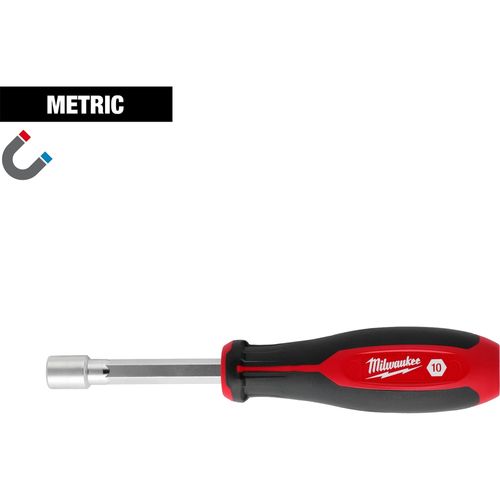 Milwaukee Tool 48-22-2566 10mm HollowCore Magnetic Nut Driver, 1 EA