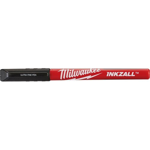 Milwaukee Tool 48-22-3160 INKZALL Black Ultra Fine Point Pen, 12 EA/PK