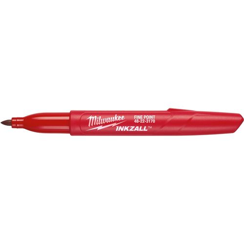 Milwaukee Tool 48-22-3170 INKZALL Red Fine Point Marker, 36 EA/PK