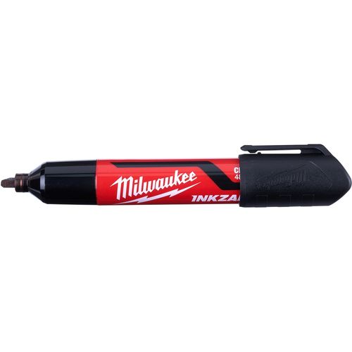 Milwaukee Tool 48-22-3250 INKZALL 3 Piece Large Chisel Tip Black Marker, 3 EA/PK