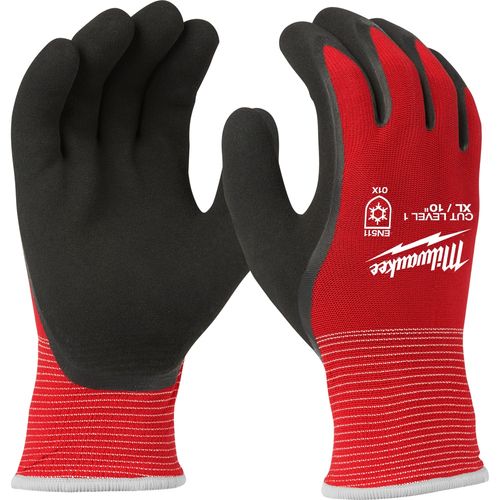 Milwaukee Tool 48-22-8913 Cut Level 1 Winter Dipped Gloves (XL), 6 PR/PK