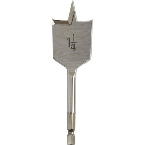 Milwaukee Tool 48-27-0015 1-1/4" x 4.5" Flat Boring Bit, 1 EA