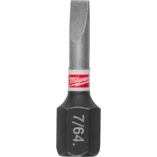 Milwaukee Tool 48-32-4115 SHOCKWAVE Impact Duty 1" Slotted 7/64" Insert Bits, 25 EA/PK