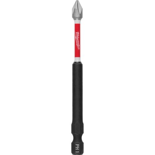 Milwaukee Tool 48-32-4560 SHOCKWAVE 3-1/2" Impact Phillips #1 Power Bit, 1 EA