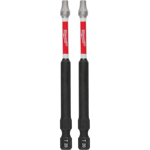 Milwaukee Tool 48-32-4578 SHOCKWAVE Impact Duty 3-1/2" TORX T20 Power Bits, 5 EA/PK