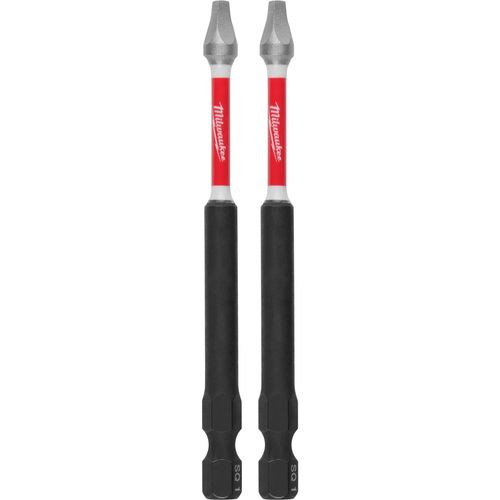 Milwaukee Tool 48-32-4670 SHOCKWAVE Impact Duty 3-1/2" SQ1 Bit, 2 EA/PK