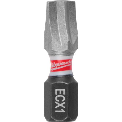 Milwaukee Tool 48-32-4741 SHOCKWAVE Impact Duty 1" ECX 1 Insert Bits, 25 EA/PK