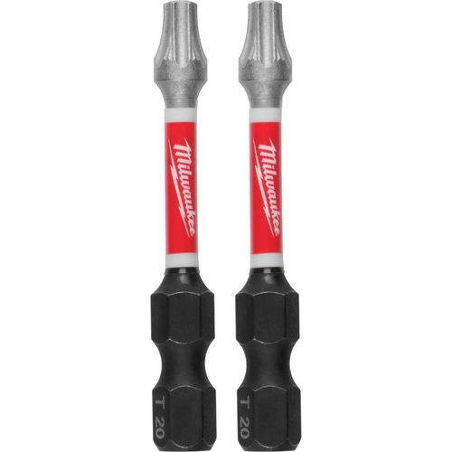 Milwaukee Tool 48-32-4784 SHOCKWAVE Impact Duty 2" Power Bit TORX T20, 1 PK