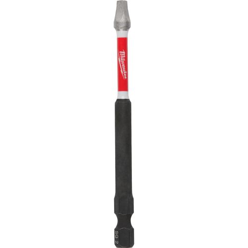 Milwaukee Tool 48-32-4795 SHOCKWAVE Impact Duty 3-1/2" Square Recess #2 Power Bits, 1 PK