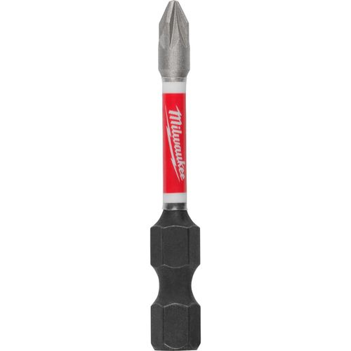 Milwaukee Tool 48-32-4831 SHOCKWAVE Impact Duty 2" Pozidriv #1 Power Bit, 3 EA/PK
