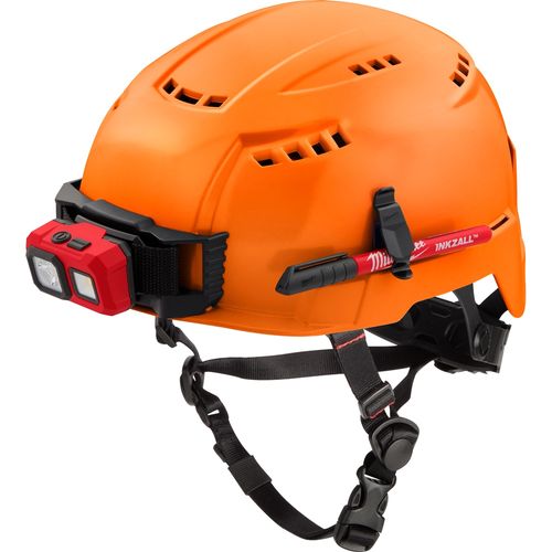 Milwaukee Tool 48-73-1312 BOLT Orange Vented Safety Helmet (USA) - Type 2 Class C, 1 EA