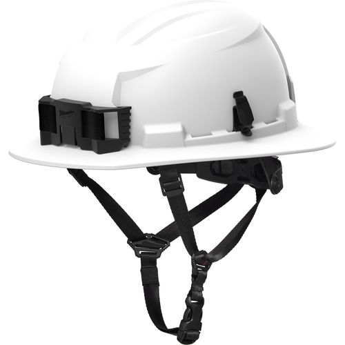 Milwaukee Tool 48-73-1651 BOLT White Full Brim Safety Helmet – Type 2 Class E, 1 EA