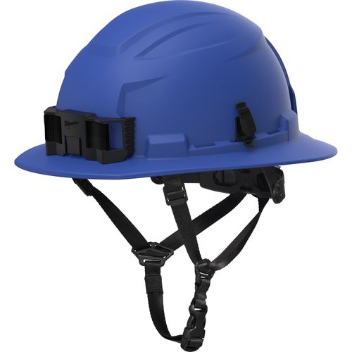 Milwaukee Tool 48-73-1655 BOLT Blue Full Brim Safety Helmet – Type 2 Class E, 1 EA