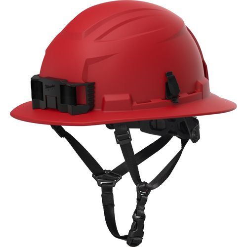Milwaukee Tool 48-73-1659 BOLT Red Full Brim Safety Helmet – Type 2 Class E, 1 EA