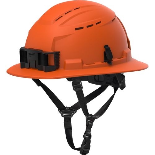 Milwaukee Tool 48-73-1662 BOLT Safety Orange Full Brim Vented Safety Helmet – Type 2 Class C, 1 EA