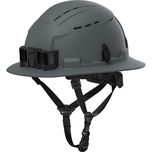 Milwaukee Tool 48-73-1664 BOLT Gray Full Brim Vented Safety Helmet – Type 2 Class C, 1 EA