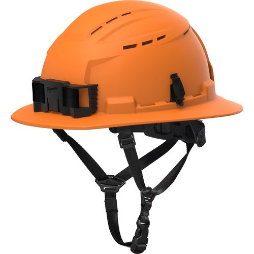 Milwaukee Tool 48-73-1688 BOLT Orange Full Brim Vented Safety Helmet – Type 2 Class C, 1 EA