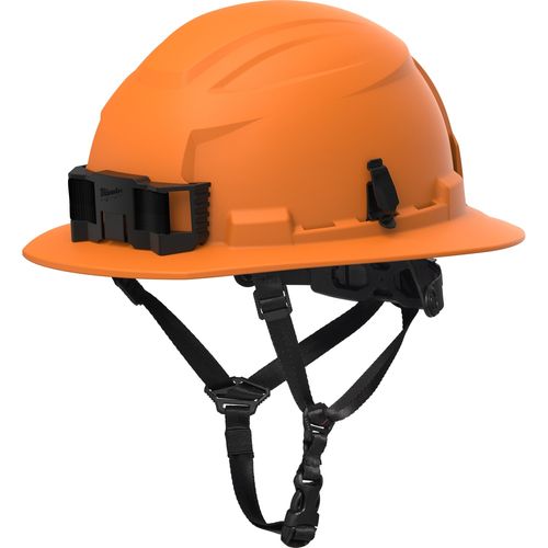 Milwaukee Tool 48-73-1689 BOLT Orange Full Brim Non-Vented Safety Helmet – Type 2 Class E, 1 EA